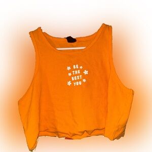 “Be the best you” Orange Crop